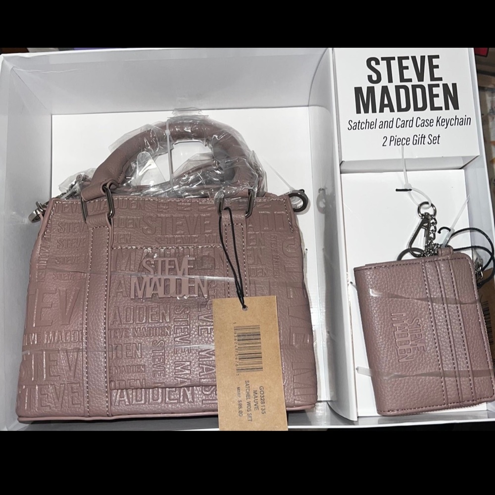Steve Madden Satchel Gift set